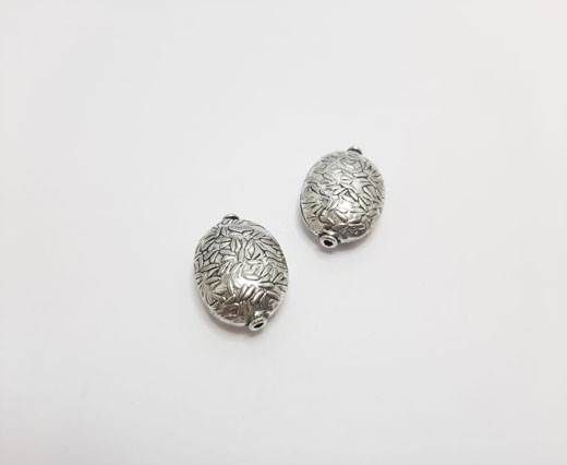 Antique Silver Plated beads - 44211