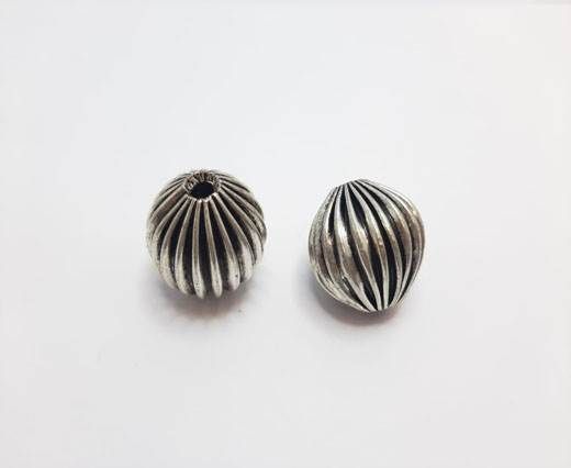 Antique Silver Plated beads - 44239
