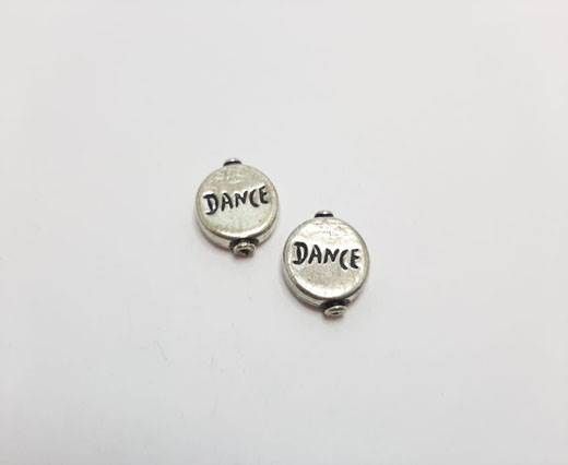 Antique Silver Plated beads - 44246