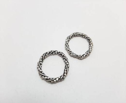 Antique Silver Plated beads - 44248