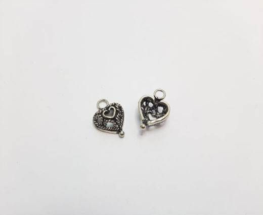 Antique Silver Plated beads - 44263