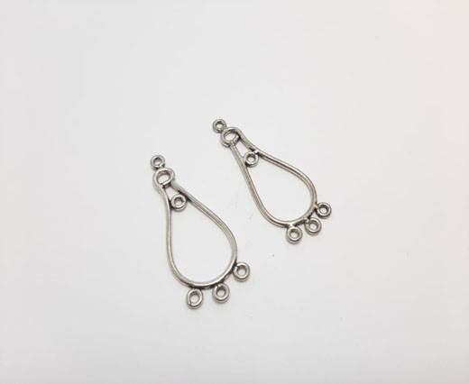 Antique Silver Plated beads - 44274