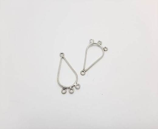 Antique Silver Plated beads - 44279