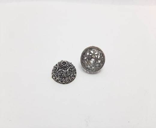 Antique Silver Plated beads - 44283