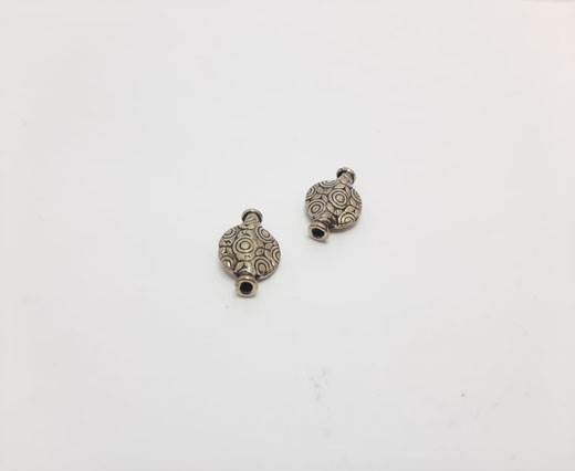 Antique Silver Plated beads - 44289