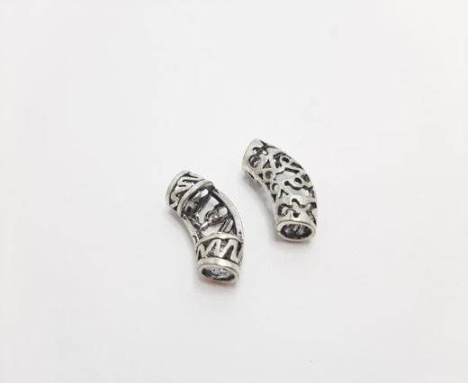 Antique Silver Plated beads - 44290