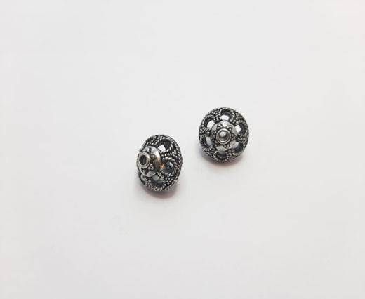 Antique Silver Plated beads - 44310