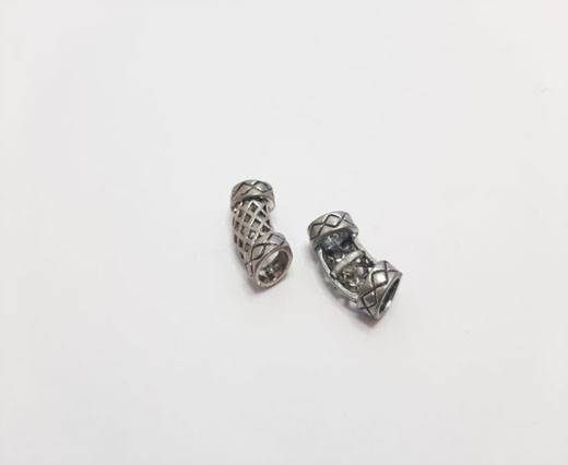 Antique Silver Plated beads - 44317