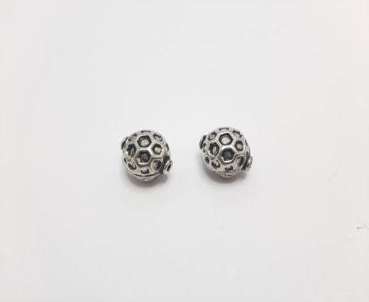 Antique Silver Plated beads - 44322