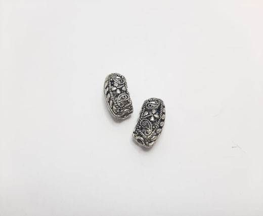 Antique Silver Plated beads - 44327