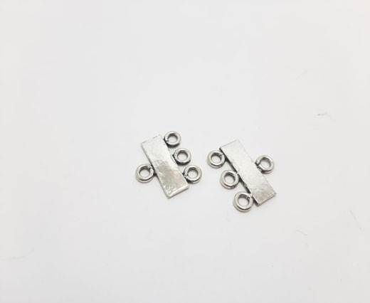 Antique Silver Plated beads - 44333