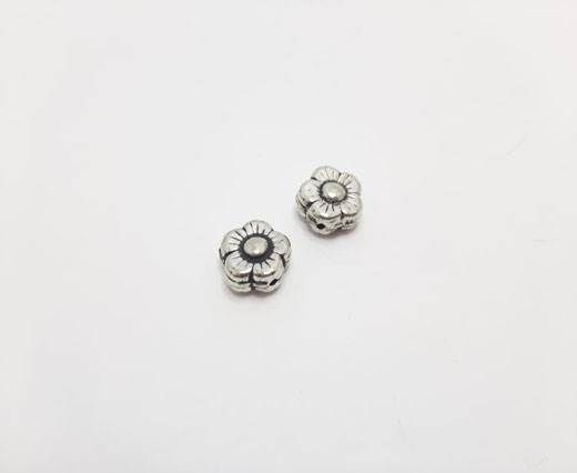 Antique Silver Plated beads - 44338