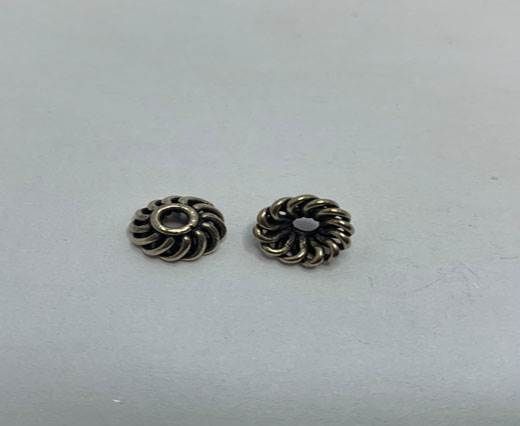 Antique Silver Plated beads - 44346
