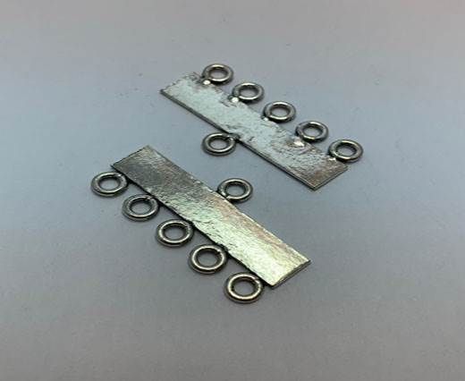 Antique Silver Plated beads - 44353
