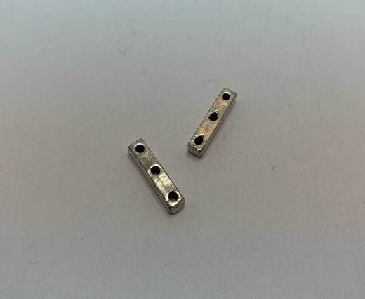 Antique Silver Plated beads - 44364