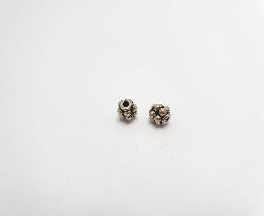 Antique Silver Plated beads - 44395