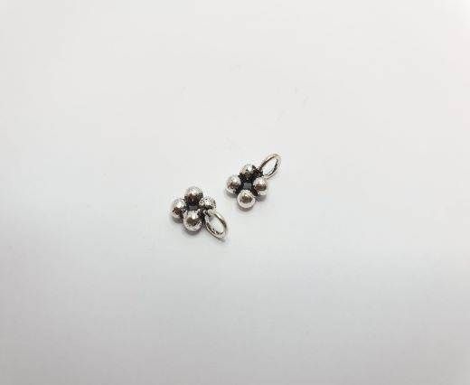 Antique Silver Plated beads - 44405