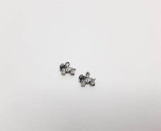 Antique Silver Plated beads - 44407