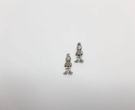 Antique Silver Plated beads - 44409