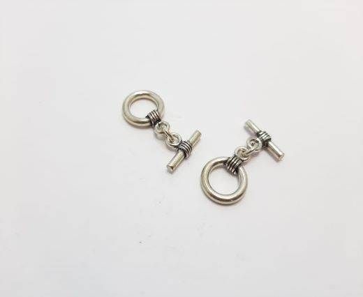 Antique Silver Plated beads - 44433