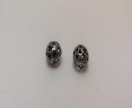 Antique Silver Plated beads - 44442