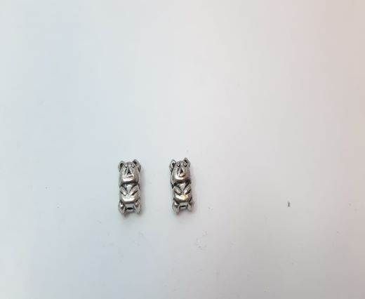 Antique Silver Plated beads - 44697