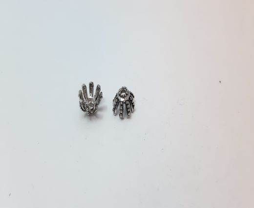 Antique Silver Plated beads - 44710