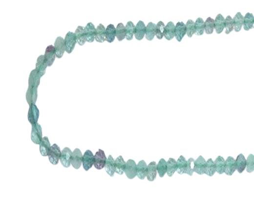 Faceted Natural stones - 2mm - Fluorite