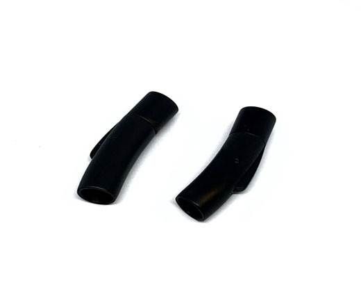 Stainless Steel Magnetic Clasp,Black Matt,MGST-06 6mm