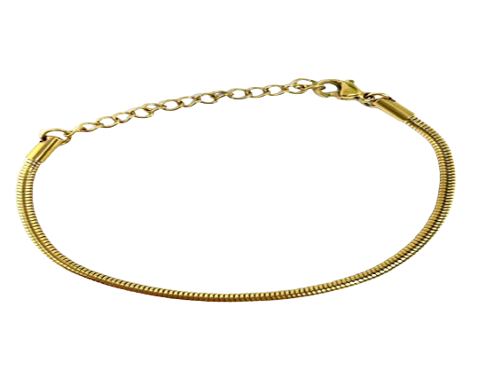 Soft Round Snake Chain – Gold