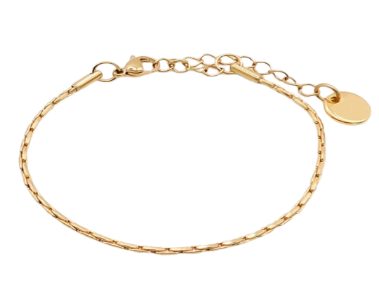 Square Boston Chain – Gold