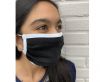 Mix washable cotton facemask - Black-white