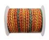 Round Braided Leather Cord SE/DM/06-Sun - 5mm