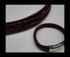 Real Regaliz-Leather-Snake Style 2-10mm*6mm-Red