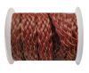 Flat Braided Cords-Style-4-18mm- Maroon