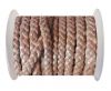 Choti-Flat 3-ply Braided Leather --5MM-SE M BABY PINK