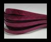 Flat Italian Leather- Stripes -10mm- Fucsia