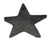 KC-Key Cord Star Shape 8cm grey hair-on