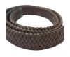 Oval Braided - 19mm - Dark Brown