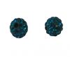 Shamballa-Bead-8mm-Blue Zircan