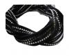 Suede Cords with Crystals 3mm-Black