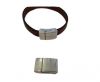 Zamak magnetic clasp MGL-325-10*3MM-Anti Silver