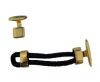 Zamak magnetic clasp ZAML-12-Gold