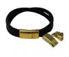 Zamak magnetic clasp ZAML-67-Gold-10*5mm