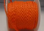 synthetic nappa leather 5mm-Orange