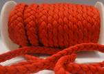 Fabric braided cord-8mm-Red