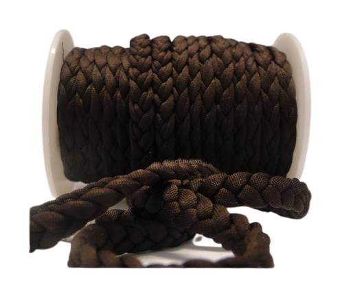 Fabric braided cord-8mm-Coffee