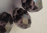 Faceted Glass Beads-4mm-Amethyst