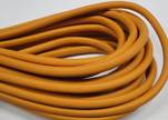 Round stitched nappa leather cord Style-Orange -6mm