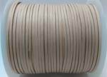 Cowhide Leather Jewelry Cord - 5mm-27407 - Natural